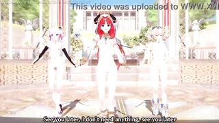 Genshin Impact: 【MMD】EVERGLOW - Adios REMAKE (Nilou, Ayaka, Barbara)