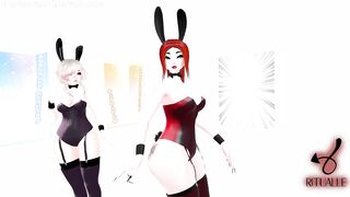 CherryErosXoXo VR & Blonde Bunny Girl WillowWispy Tease Event Trailer for upcoming FREE video!