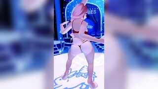 Sexy furry bunny girl dance (VR Vtuber)