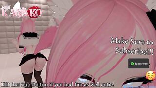 Stuck in a Padded Room with a CAT GIRL, She gets HORNY and SUCKS your COCK!! UPSKIRT PREVIEW!!!