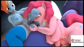 RAINBOW DASH FUCK PINKIE PIE IN ANAL AND GETTING BLOWJOB - FURRY HENTAI ANIMATIONS 60FPS 4K