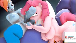 RAINBOW DASH FUCK PINKIE PIE IN ANAL AND GETTING BLOWJOB - FURRY HENTAI ANIMATIONS 60FPS 4K
