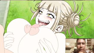 Himiko Toga is very horny and her best friend gives her hard with his big penis
