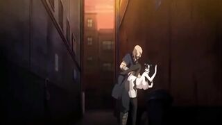 Halloween costume party rough hard sex with stranger big tits