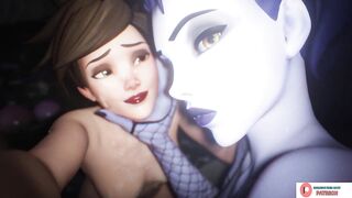 Futa Story Tracer and Widowmaker 60 FPS High Quality 3D Animated 4K