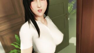 3D Hentai: Tifa Lockhart Creampied Fucked In The Office To Get Job Final Fantasy 7 Remake Uncensore