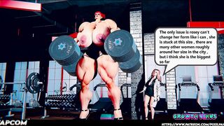 Ruby the Amazon in the Gym