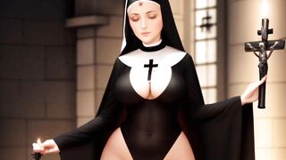 Sexy nuns costume compilation