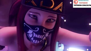 Akali League of Legends Amazing Creampie Fucking Behind The Scenes | Best Uncensored Hentai League o