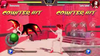 Lara vs Demonaia sexfight