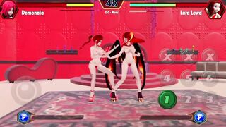 Lara vs Demonaia sexfight