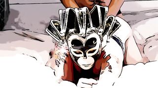 MASKED MILF LOVING HER COCK INSIDE HER