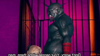 Female knight lose to monster ork - episode.47