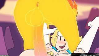 Cartoon creampie in pussy animation