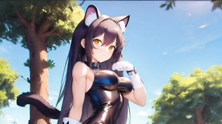 Cat girls hentai anime compilation 猫娘エロアニメコンピレーション animation