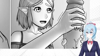 Zelda: A Night with the Princess [Fan Comic] Link and Zelda Hentai