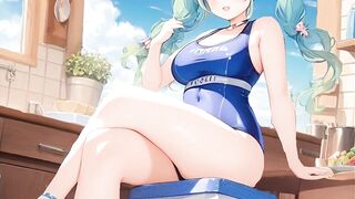 Chubby thick anime girls hentai ぽっちゃり太いアニメエロ女の子 compilation