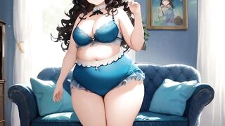 Chubby thick anime girls hentai ぽっちゃり太いアニメエロ女の子 compilation