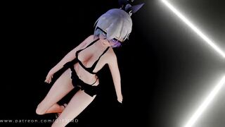 Star Rail Silverwolf Nerdy MMD Blender Render1808
