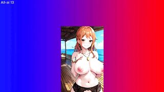 [8K] hentai, girl with beautiful tits