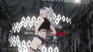 Star Rail Silverwolf Chewy MMD Blender Render 1852