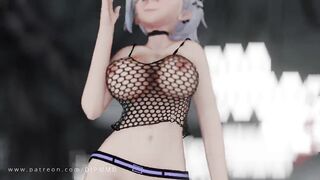 Star Rail Silverwolf Chewy MMD Blender Render 1852