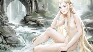 The Ethereal Naked Body of Galadriel - Lord of the Rings Porn Parody