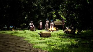 Sex game review adult game naked big tits girls at village