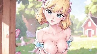 Bo Peep From Toy Story Nude in the Sheep Fields
