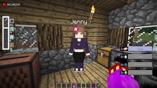 Minecraft Jenny Mod! Fucking Jenny Doggystyle! Juicy Ass and Tits!