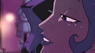 Busty glasses babe gets her doggystyle position with her lover Anime Hentai 1080p