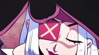 Busty glasses babe gets her doggystyle position with her lover Anime Hentai 1080p