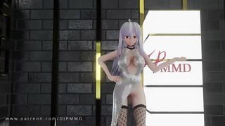 Haku Queencard MMD Blender Render 1838