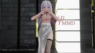 Haku Queencard MMD Blender Render 1838