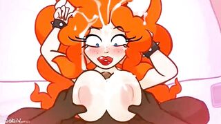 Dawn (Hikari) and I have intense sex outdoors. - Pokémon Hentai p2