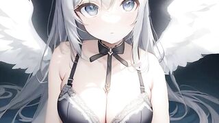 Cute anime angel girls from heaven