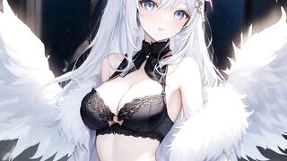 Cute anime angel girls from heaven