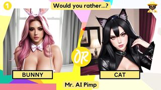 Would You Rather... Costume Edition | [Porn Game] Nurse, Maid, Nun, Cheerleader, Teacher, Devil