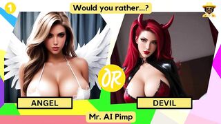 Would You Rather... Costume Edition | [Porn Game] Nurse, Maid, Nun, Cheerleader, Teacher, Devil