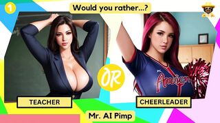 Would You Rather... Costume Edition | [Porn Game] Nurse, Maid, Nun, Cheerleader, Teacher, Devil