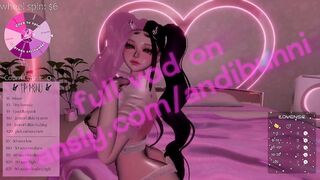 vrchat girl spends thanksgiving cumming for her chat