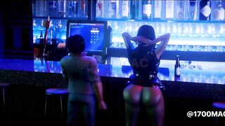 Big Booty Cheeks Clapping Crazy (knockout in club)