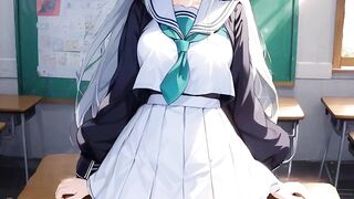 Cute anime college girls compilation