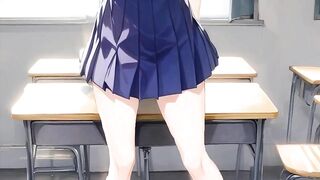 Cute anime college girls compilation