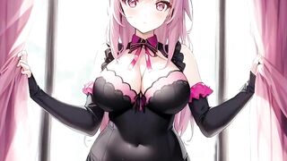 Cute anime girls wearing pantyhose tights compilation