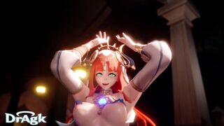 Nilou rides A Hilichurl Genshin Impact Hentai Dance 3D sex Porn