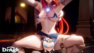 Nilou rides A Hilichurl Genshin Impact Hentai Dance 3D sex Porn