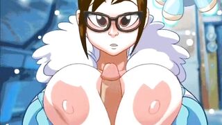 Mei is jerking you off with her giant tits Overwatch