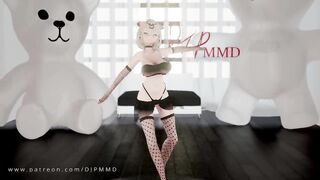 Honkai Pardofelis Teaddy Bear MMD Blender Render 1801