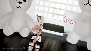 Honkai Pardofelis Teaddy Bear MMD Blender Render 1801